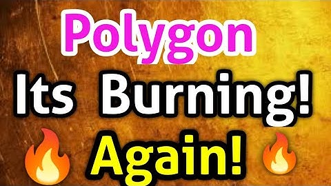 Polygon Its Burning Again! Holders || Polygon Price Prediction || Polygon Today Update!