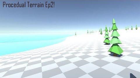 Procedural Terrain In Unity Part 2 || Adding Objects Onto The Terrain