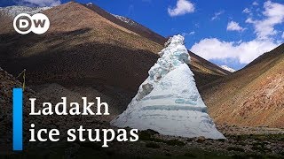 How the ice stupas of Ladakh bring water to the Himalayan desert | DW News