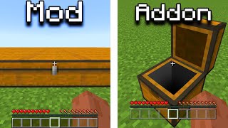 Mods vs Addons