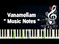 Vanamellam shenbagappoo nadodi paattukaran piano notes midi files karaoke