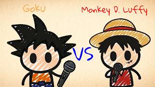 Goku VS Luffy 🔴🏴‍☠️ | Epic Rap Battle Animata Italiana | CrimiToons