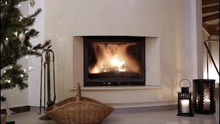 Mood:A Soft Christmas Lullaby & Soothing Fireplace Crackling Sounds| Minimalist Christmas Fireplace