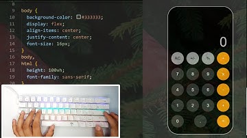 ASMR Programming - IOS Calculator -  HTML CSS and JavaScript