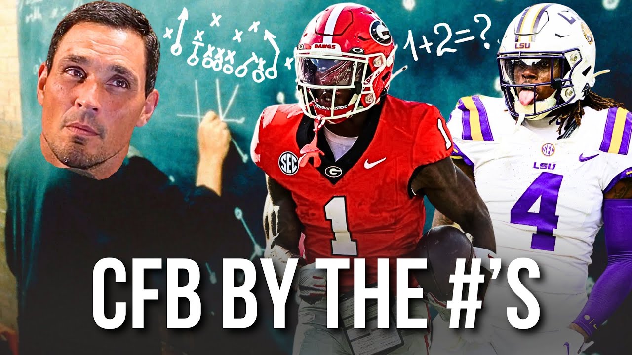 College Football NUMBERS: Carson Beck, Julian Sayin, Zachariah Branch, Harold Perkins Jr.