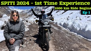 Spiti Ride Begins🔥 Delhi to Rampur extreme adventure with 5 bikers
