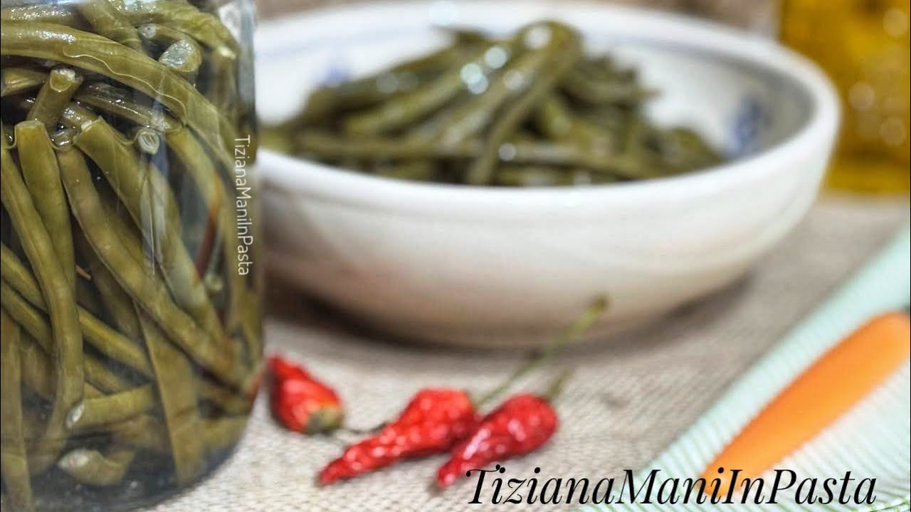 FAGIOLINI IN CONSERVA😋 METODO SEMPLICISSIMO