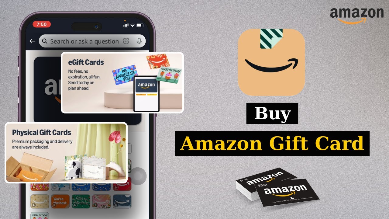 How To Buy Amazon Gift Card (2025) | Buy Amazon eGift Card Or Physical