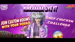 NIMRAHAHA LIVE STREAM | CUSTOM ROOM UC AND CASH PRIZE