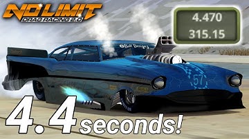 4.4 Seconds Pro Mod Bel Air Tune (Division X) | No Limit Drag Racing 2