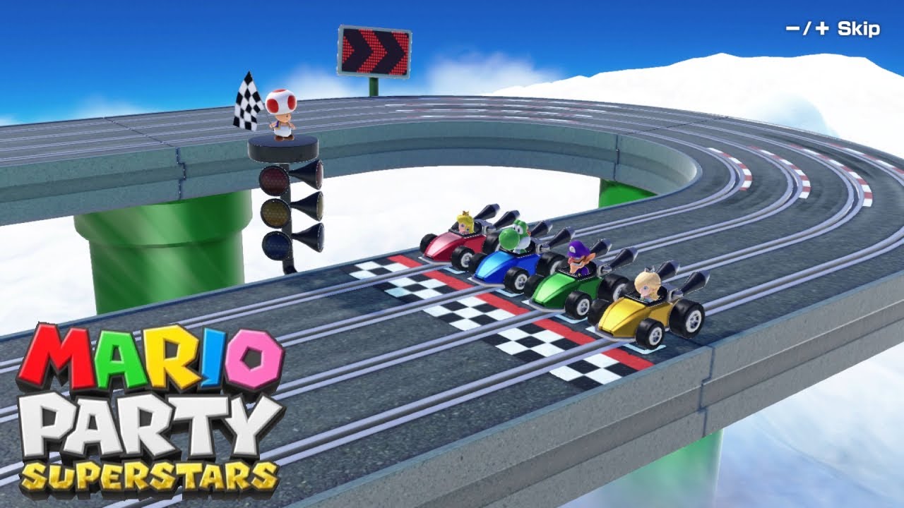 Mario Party Superstars SlotCar Derby Minigames Gameplay YouTube