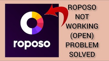 How To Solve Roposo App Not Working/Not Open Problem|| Rsha26 Solutions