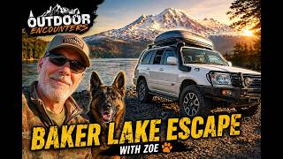 We Escaped to Baker Lake with Our Land Cruiser | Dispersed Camping with My Dog