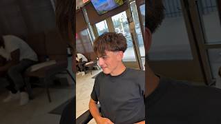 Big Forehead Fix? 😳 Textured Fringe + Mid Taper Transformation 💈