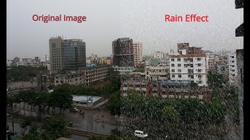 Photoshop Tutorial | How To create Excellent Rain Effect easily In Photoshop CS6