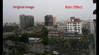 Photoshop Tutorial | How To create Excellent Rain Effect easily In Photoshop CS6