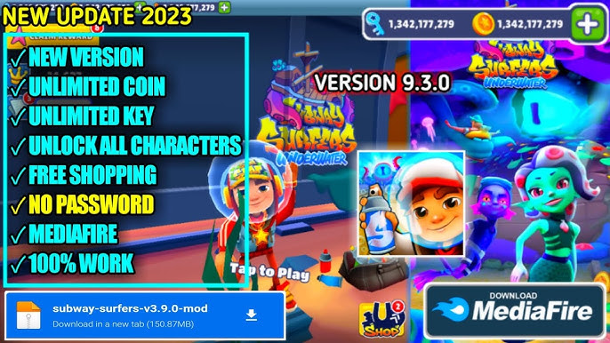 Baixar Subway Surfers mod apk 3.22.2 versão mais recente