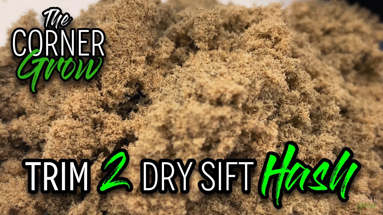 Trim to Dry Sift Hash- Turning Nana Glue, Hella Jelly and Hazed & Confused trim to Dry Sift Hash