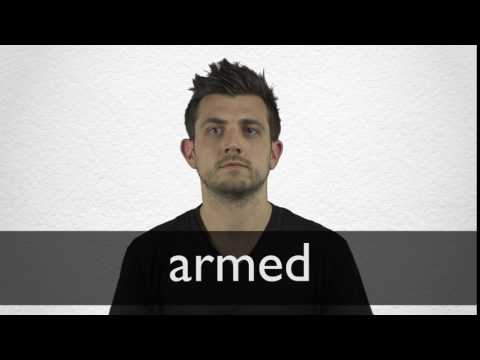 How to pronounce ARMED in British English