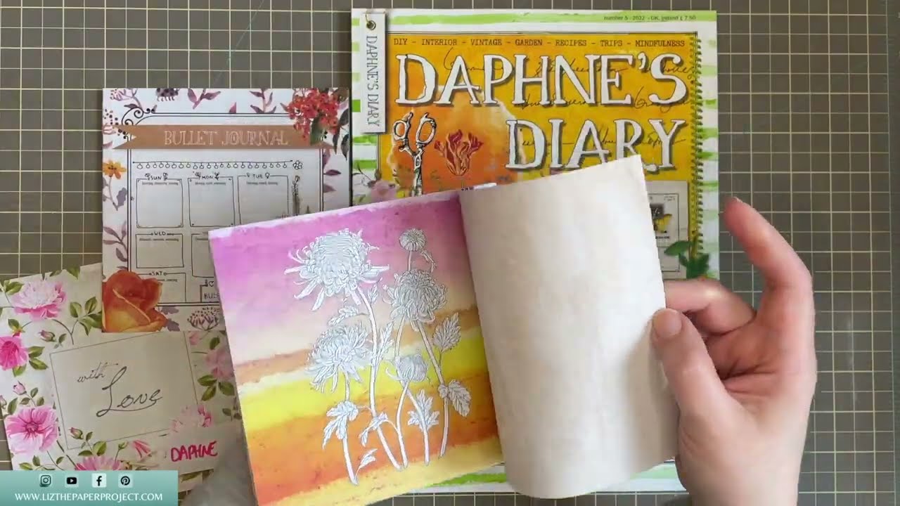 Flower Press A5 - Daphne's Diary