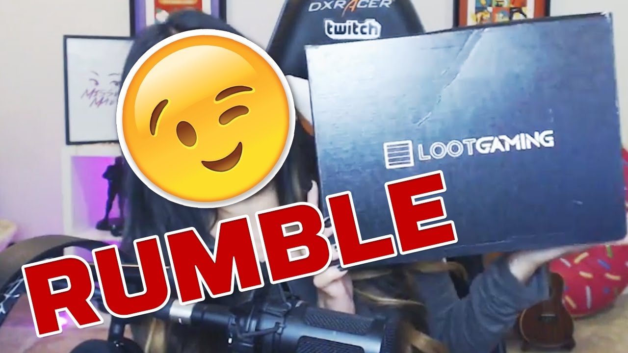 Loot Gaming "Rumble" Live Stream Unboxing