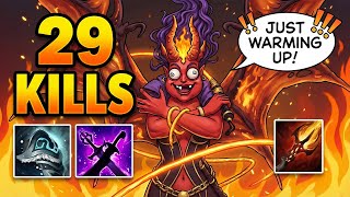 29 Kills QOP Dota 2 Mid Lane Beast Best Queen Of Pain Dota 2 Gameplay Guide Build 7.40