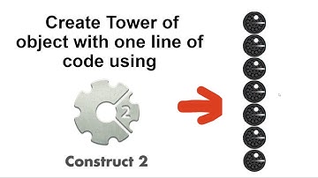 Construct 2 - One Trick Everyday #16 - Create tower of image/sprite. (Free CAPX in description)