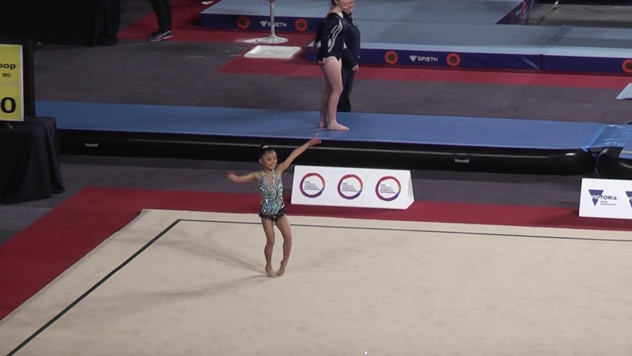 2018 Australian Gymnastics Championships Rhythmic FX (Miyabi Akiya