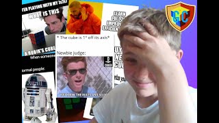 Reacting to CUBING MEMES!!
This was pretty fun ngl! I hope you enjoy it ;)
I switched back to my normal editing software as it is much quicker and nice to use, but used PowerPoint for the reaction aspect (record slide show) and Pixlr X for the thumbnail.
Follow my instagram @guardcube.yt
Make sure to give the video a thumbs-up, tell me what you thought in the comments section, and subscribe for more!!
Thanks :) Reacting to CUBING MEMES!!