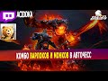 dota auto chess - warlocks and monks combo by queen #90 player - queen gameplay autochess