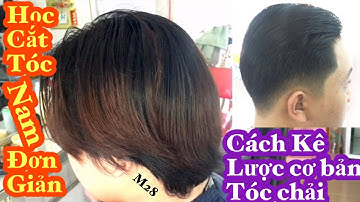 Cắt Tóc Chải Binh Dân . Chia Sẻ Cách Cắt Kê Lược NTN, Đơn Giản.Học Cắt Tóc Nam. VULEE.