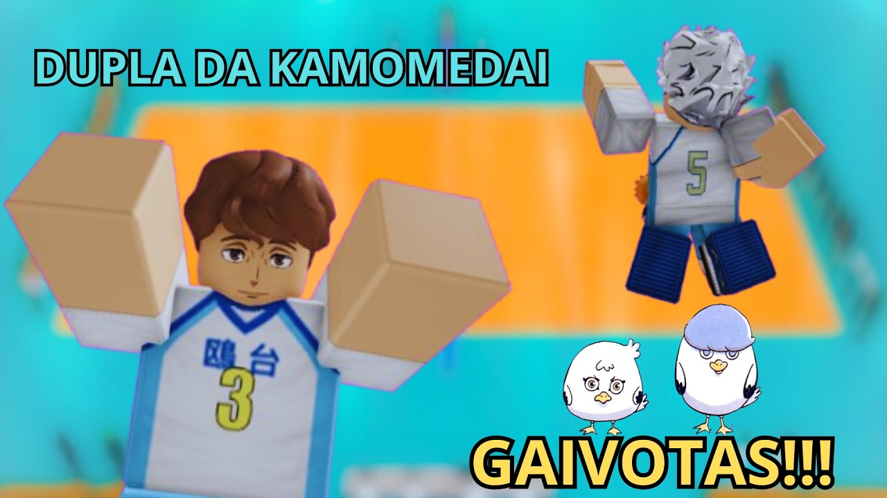 A DUPLA DA KAMOMEDAI INVADE O VOLLEYBALL LEGENDS!!!🌟 Jogando Rankeada de Kazana + Hirakumi!!