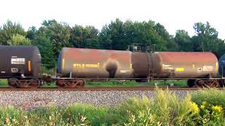 NS 316 Freight Train Heads East