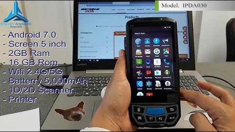 คุณสมบัติและวิธีการใช้งานเบื้องต้น คอมพิวเตอร์มือถือ ( Handheld Computer) ISSYPHONE IPDA030