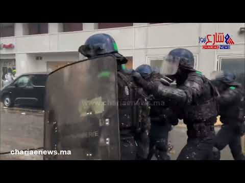 فرنسا اليوم 🇫🇷.. الاحتجاجات كتزاد والتوتر كيسيطر على الشوارع.. الوضع كيزيد يصعاب!
