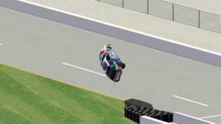 NR2003 10 car hard pit road crash