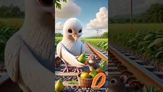 pigeon started the pappaya tree and snake is destroyed #aivideo #likeandsubscribe #MANOJXCHANNEL#car