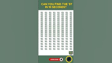 Only 1% can find the #odd in 10 seconds. Found it? Comment 