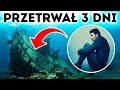 Człowiek, który przez 3 dni był uwięziony na dnie oceanu