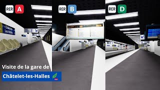 Visite de la Gare de Châtelet-les-Halles sur Project RER A ! 🛤🚉 ( Quai 1 , 2 ,3 et 4 )