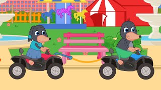 Benny Mole em Português Brasil - Estrada com obstáculos Desenho Infantil