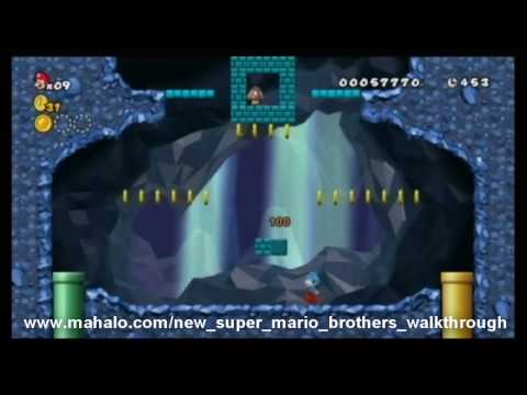 New Super Mario Bros. Wii Walkthrough - World 1-2