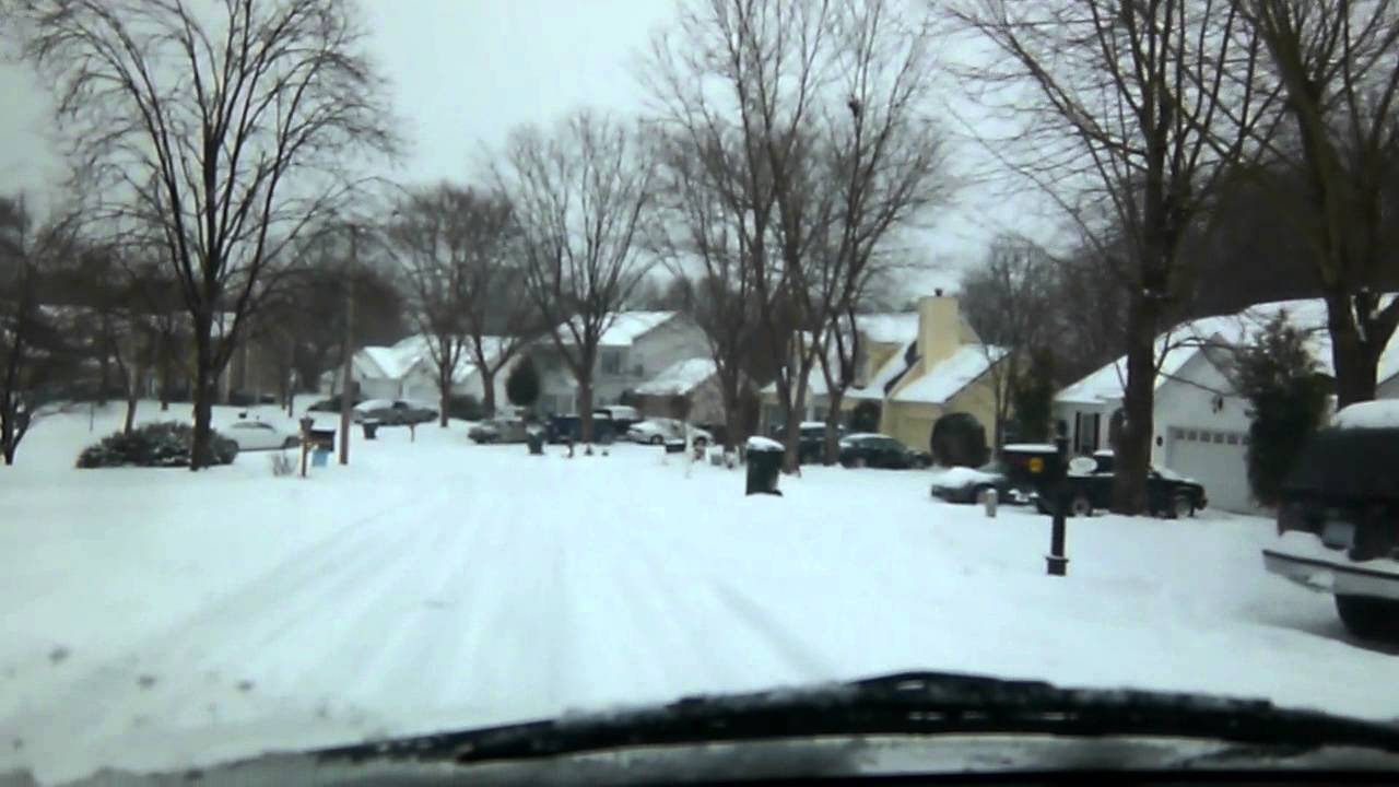Snow storm test drive 02/12/2014/ Concord, NC YouTube