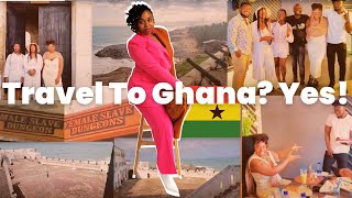 Accra Ghana 2023 Travel Vlog Ep 5 | Cape Coast Castle | Male & Female Slave Dungeons | Lemon Lounge
