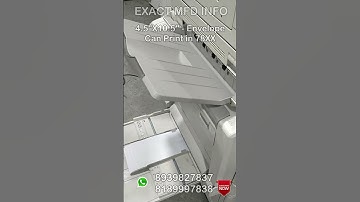 Envelope Can Print in xerox 7845 #Shorts #xerox #printing