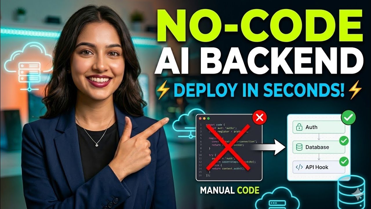 The Future of Coding: Deploy a Full AI Backend in Seconds - YouTube
