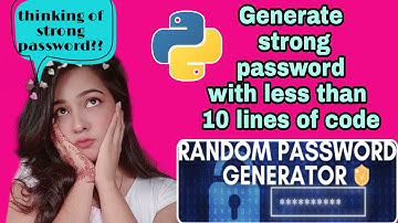 Random Password generator in 5 min | Detailed Explanation of Each line Python project for beginners
