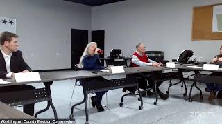 Washington County Election Commission's Zoom Meeting