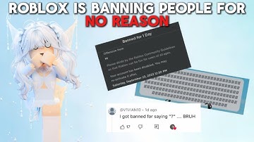 roblox is banning people for NO REASON || roblox rant 2025