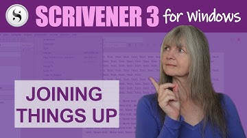 Scrivener 3 for Windows: Merge Project Docs Without Copy & Paste